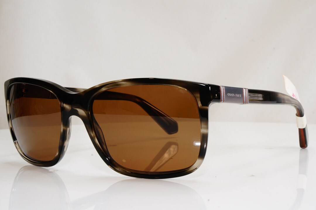 Giorgio Armani Mens Womens Vintage Sunglasses Grey Square Ar - Etsy UK