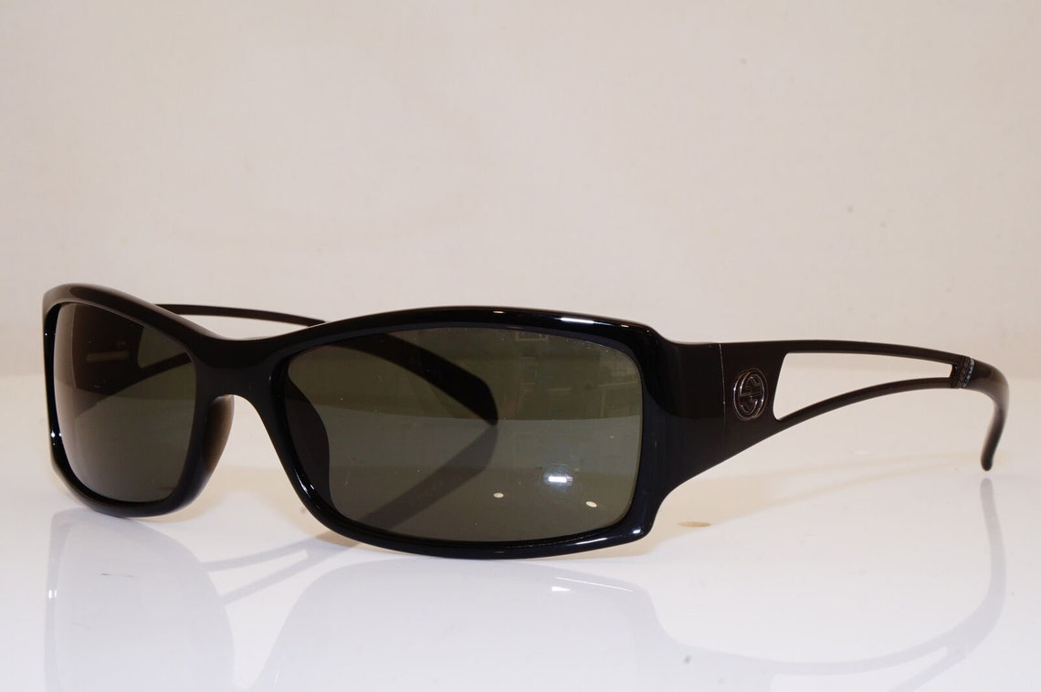 Gucci Mens Vintage 1990 Designer Sunglasses Black Rectangle Gg - Etsy UK