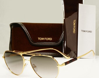 Used Tom Ford William TF207 28F Gold Tone Brown - Etsy