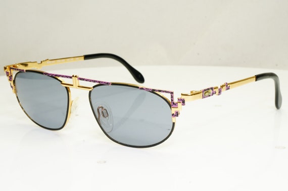 Authentic Cazal Mens Vintage Sunglasses Gold 247 4