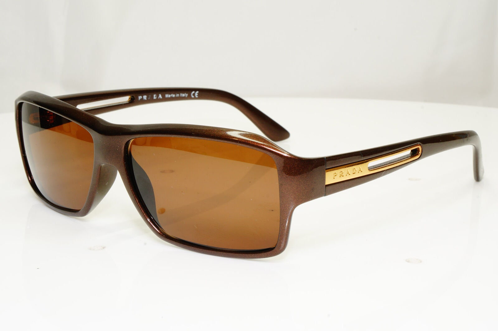 Authentic Prada Mens Vintage Sunglasses Brown Spr 09i 7bg-301 | Etsy