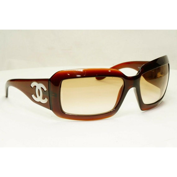 CHANEL 5076-H Mother Of Pearl Sunglasses Grey Lens  Rhinestone sunglasses,  Chanel aviator sunglasses, Brown aviator sunglasses
