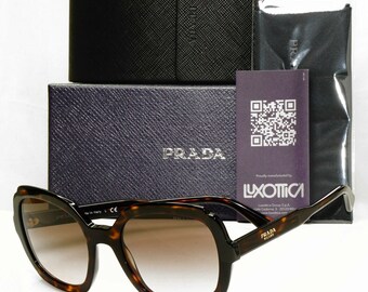 Prada SPR 53H Black/gun Metal Silver 