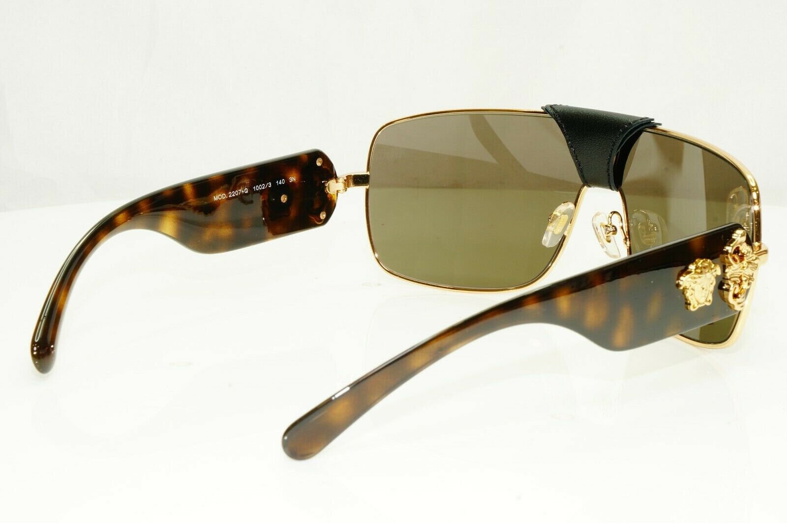 Authentic Versace Sunglasses Brown Mens Unisex Square Gold | Etsy