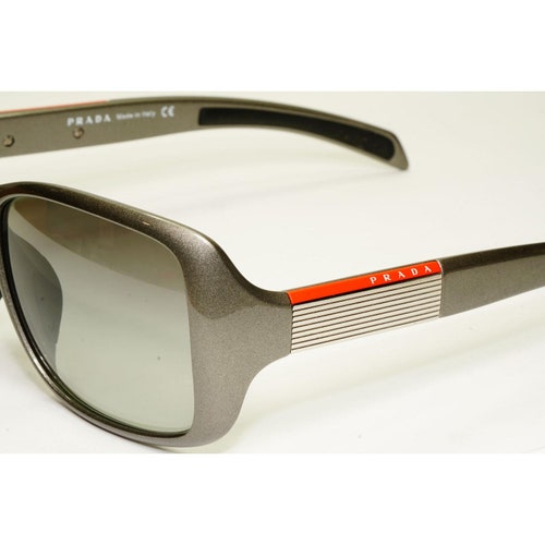 Prada Grey Graphite shops Mens Designer Sunglasses Sps 08h 7bd-3m1 36535