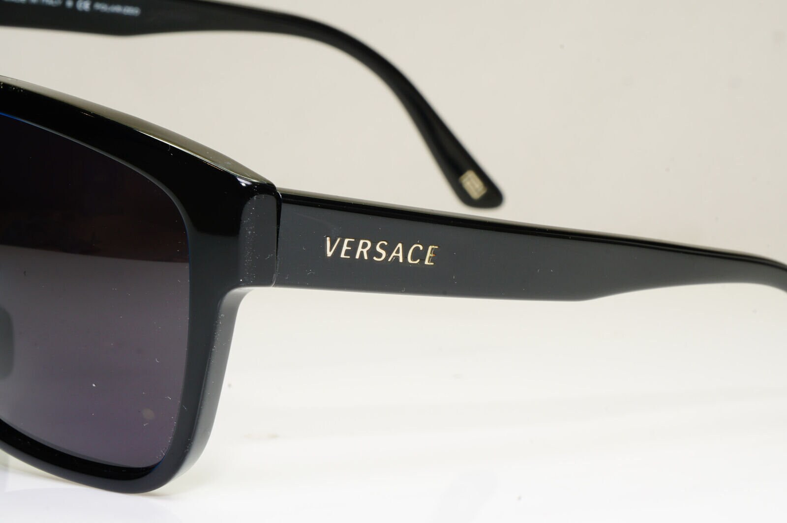 Authentic Versace Mens Vintage Sunglasses Black Square 4179 Etsy