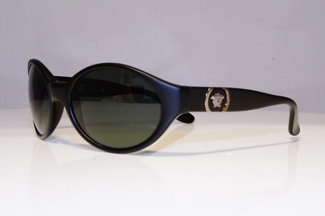 black and silver versace sunglasses