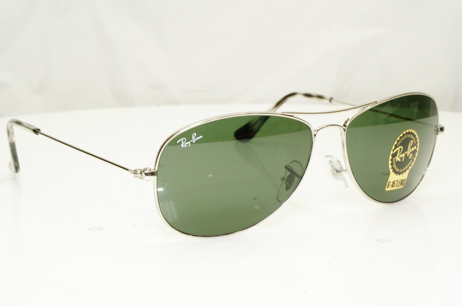 Authentique RayBan de soleil vintage Homme Silver Rb Etsy