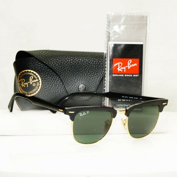 Authentic Ray-ban Polarized Clubmaster Sunglasses Rb 3507 | Etsy