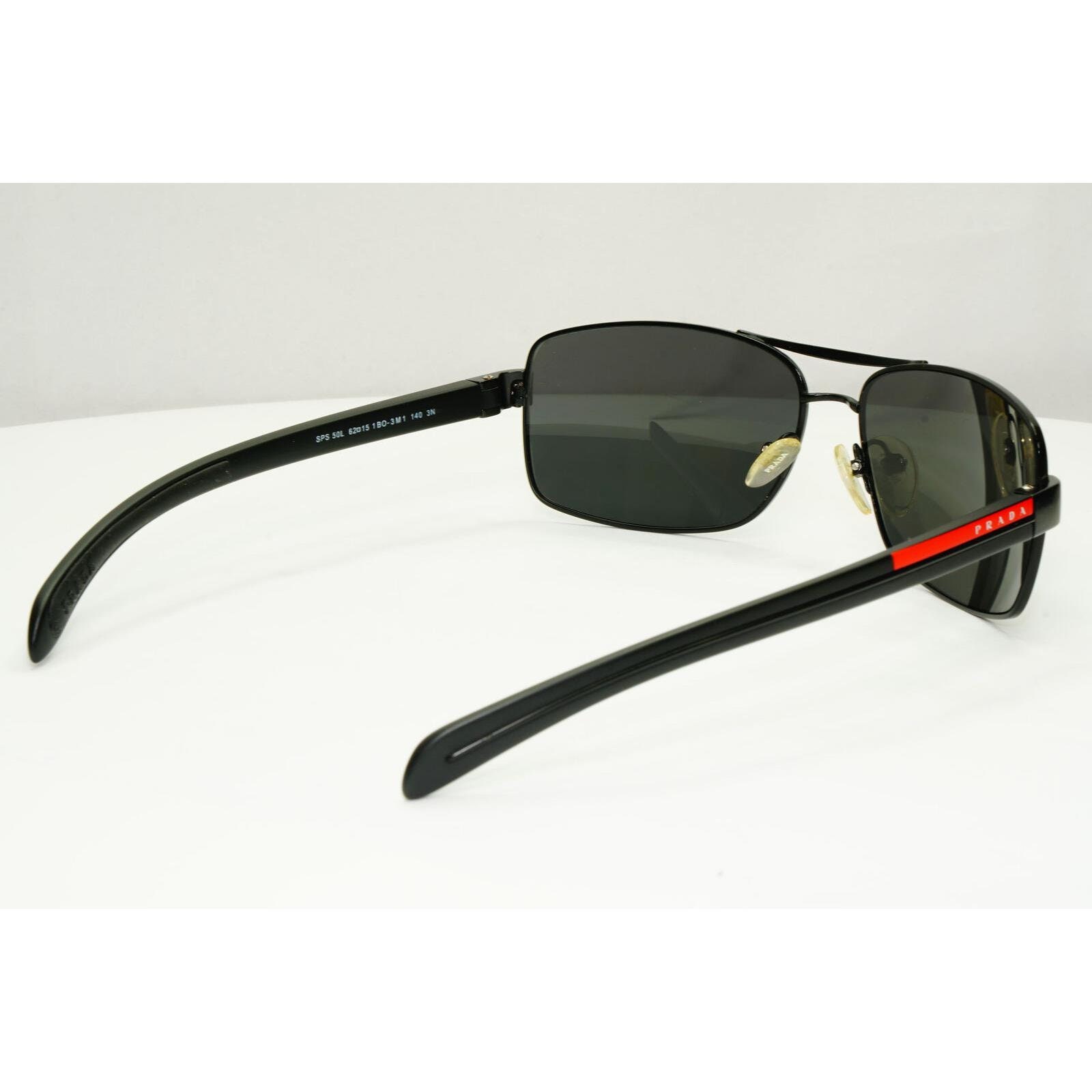 Prada 2010 Black Sunglasses Square Pilot Wrap Ps50ls Sps 50l - Etsy