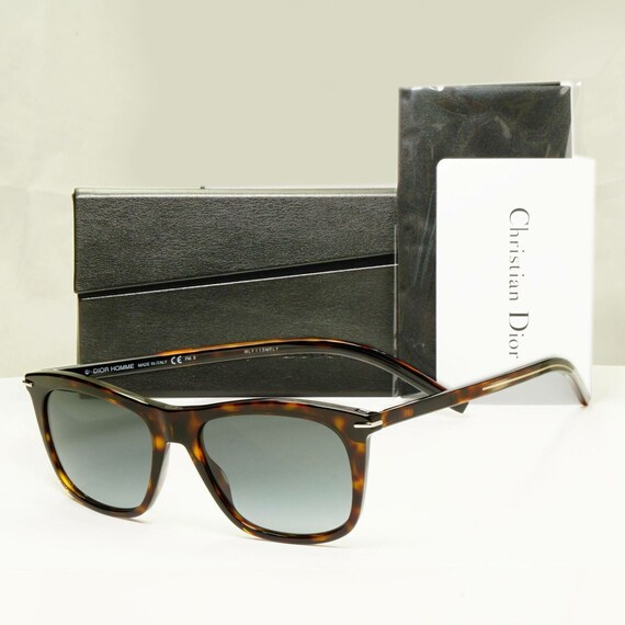 Auténticas Gafas de sol Homme Mens Marrón Gris Brillante - Etsy España