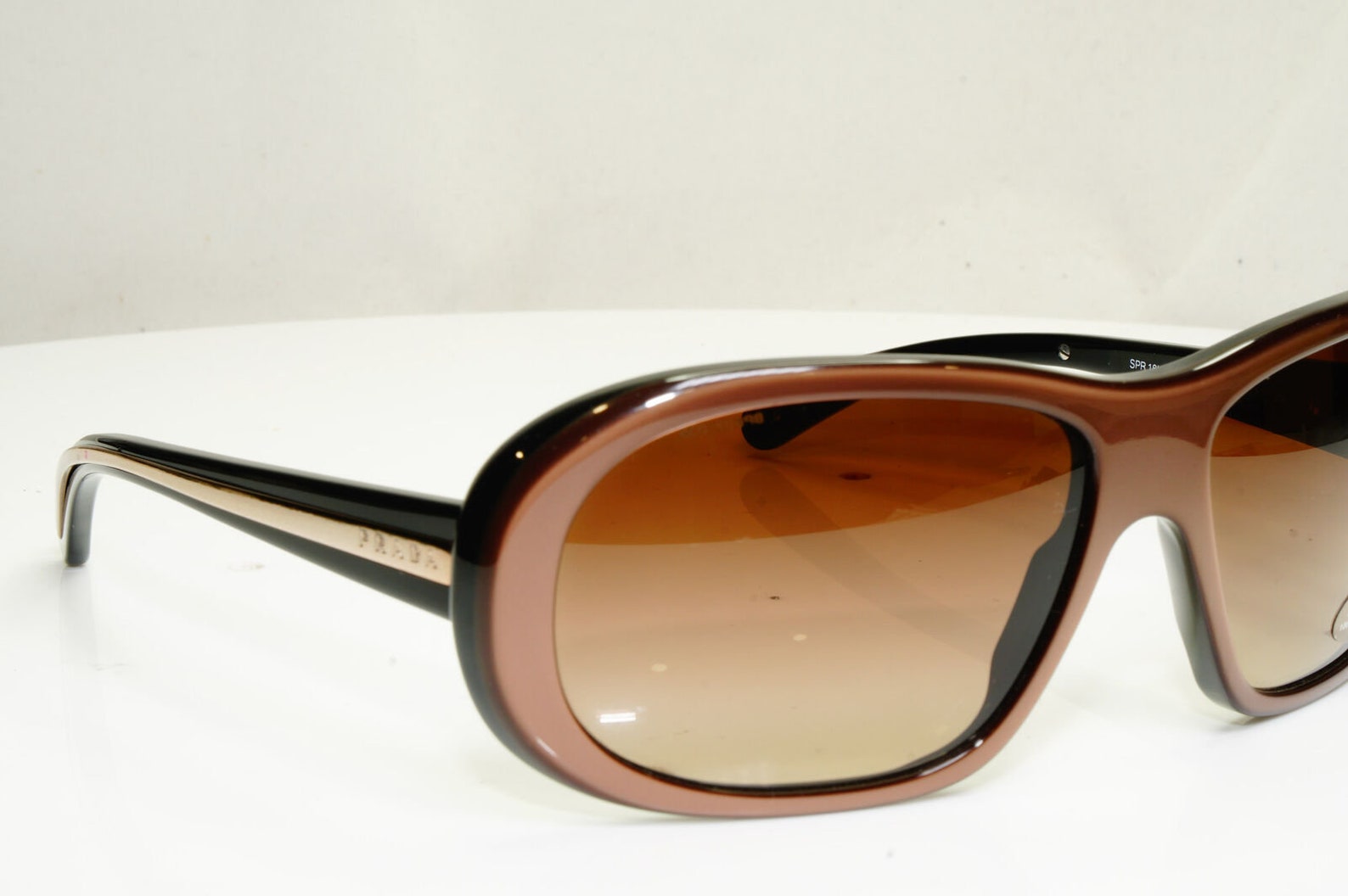 Authentic Prada Womens Vintage Sunglasses Brown Spr 18l | Etsy