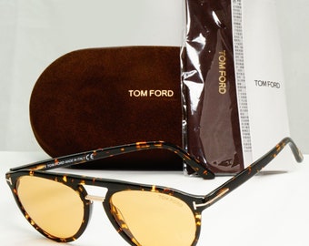Tom Ford Oversized Black Sunglasses Gold Large Square Womens Tf
