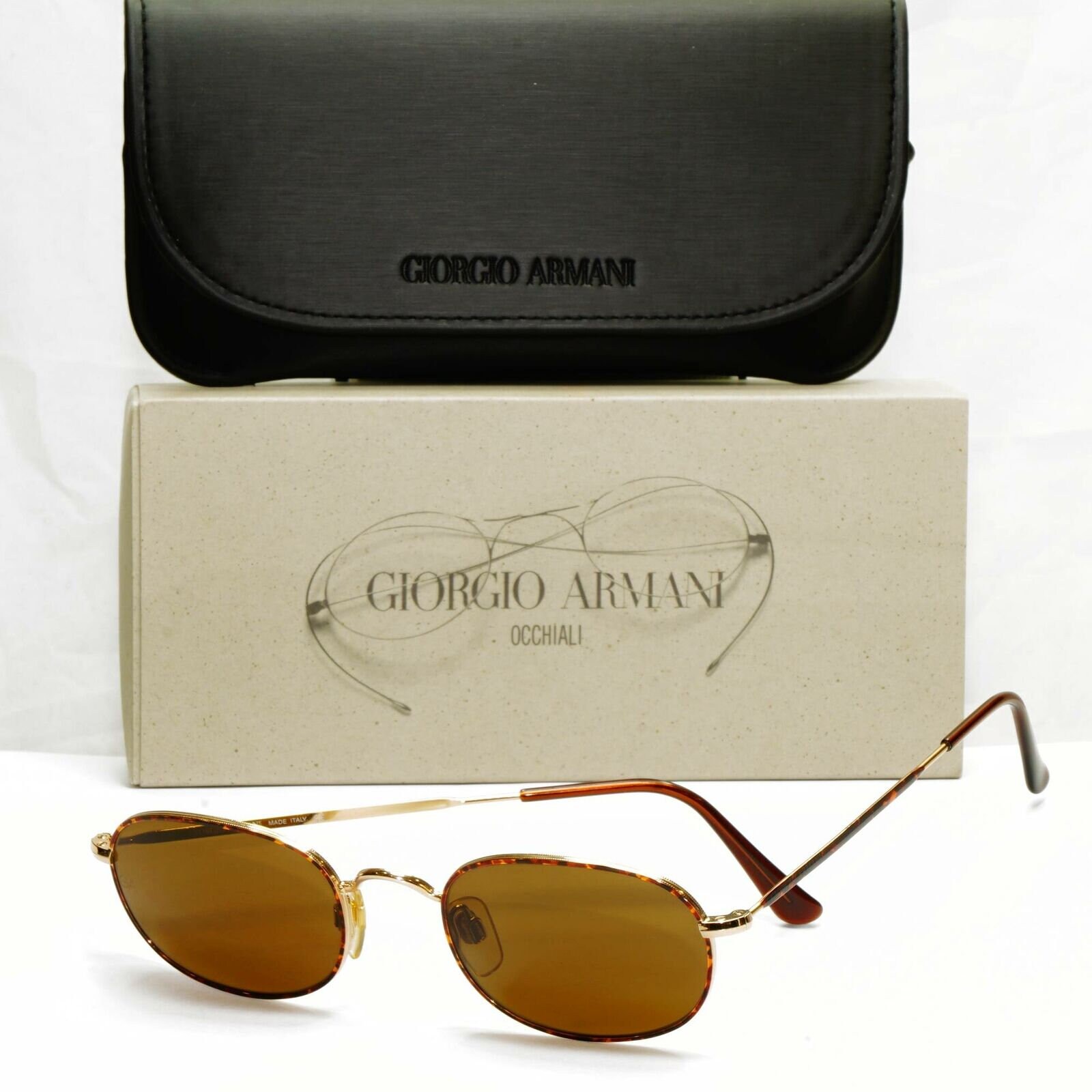 Authentic Giorgio Armani 1997 Vintage Sunglasses Metal Gold - Etsy ...