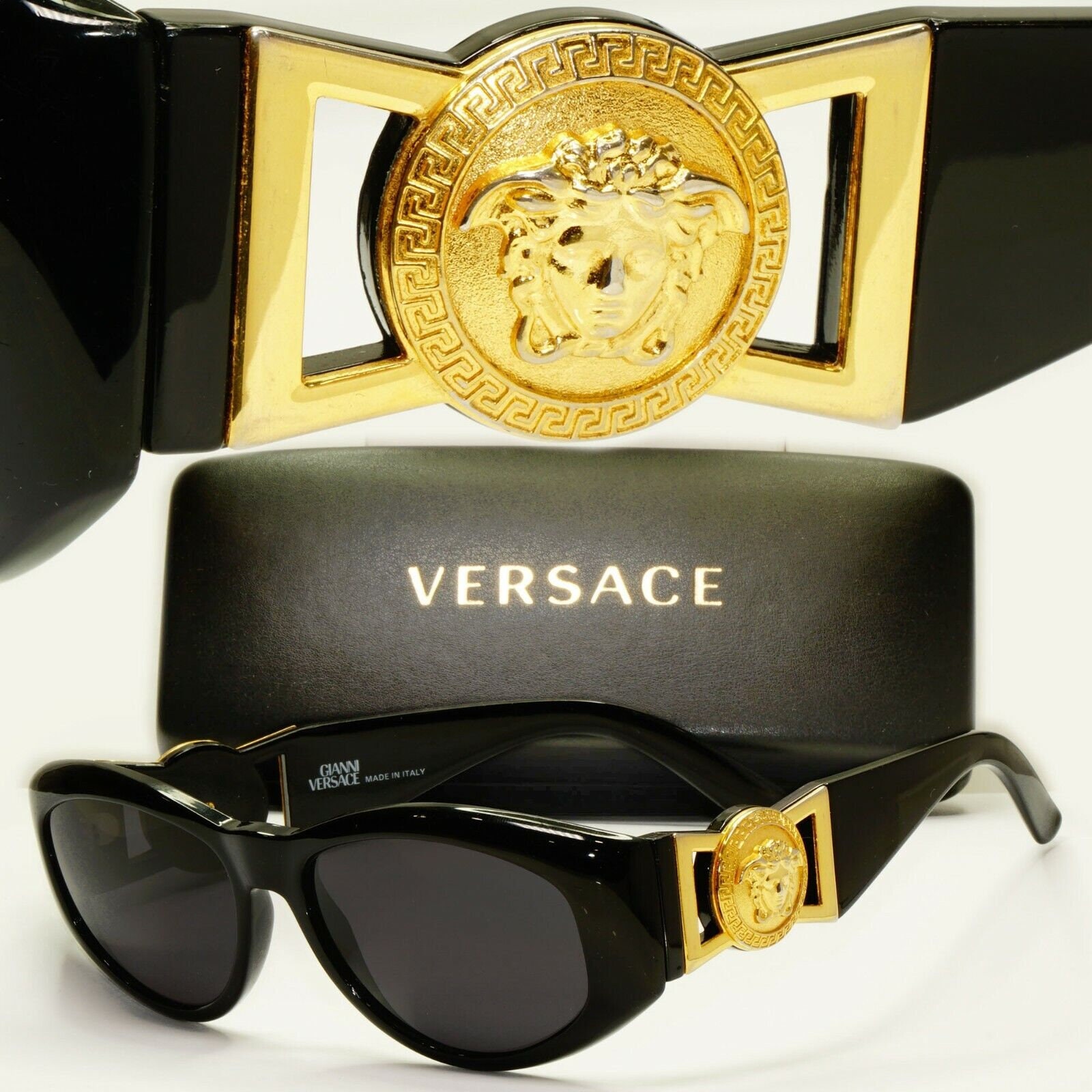 90sビンテージ★ヴェルサーチ　versace サングラス ビギー biggie