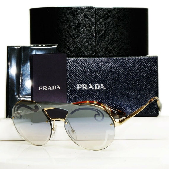 Prada Baroque Swirl Sunglasses Gold 