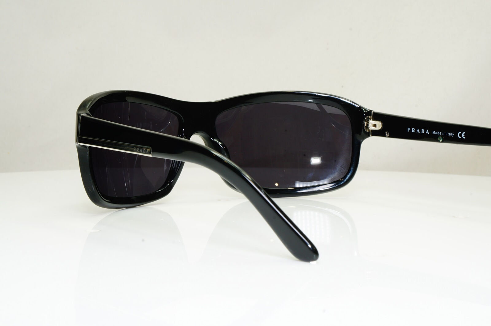 Authentic Prada Mens Vintage Sunglasses Black Rectangle Spr | Etsy