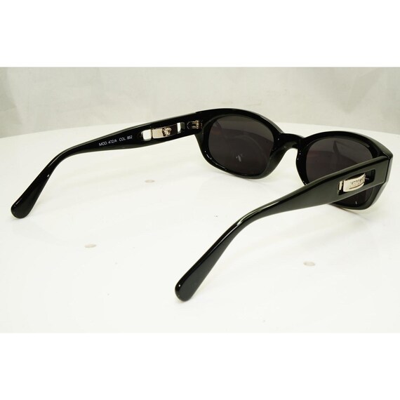 Gianni Versace 1996 Unisex Vintage Black Sunglasses G… - Gem