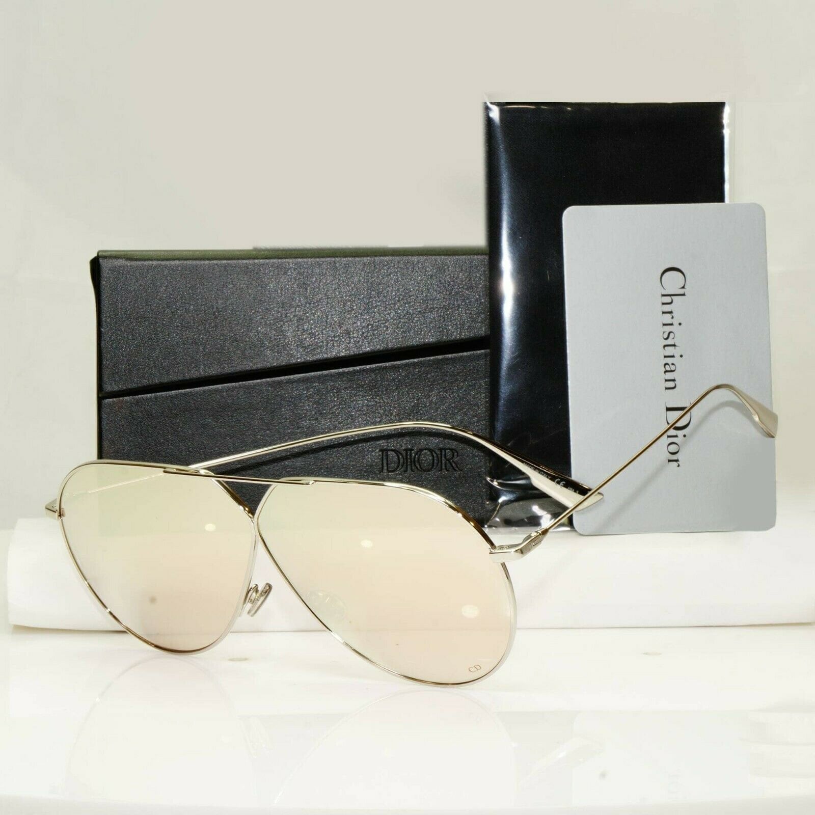 Dior Breaker Palladium Sunglasses In 0102k  ModeSens  Palladium metal  Round frame sunglasses Dior