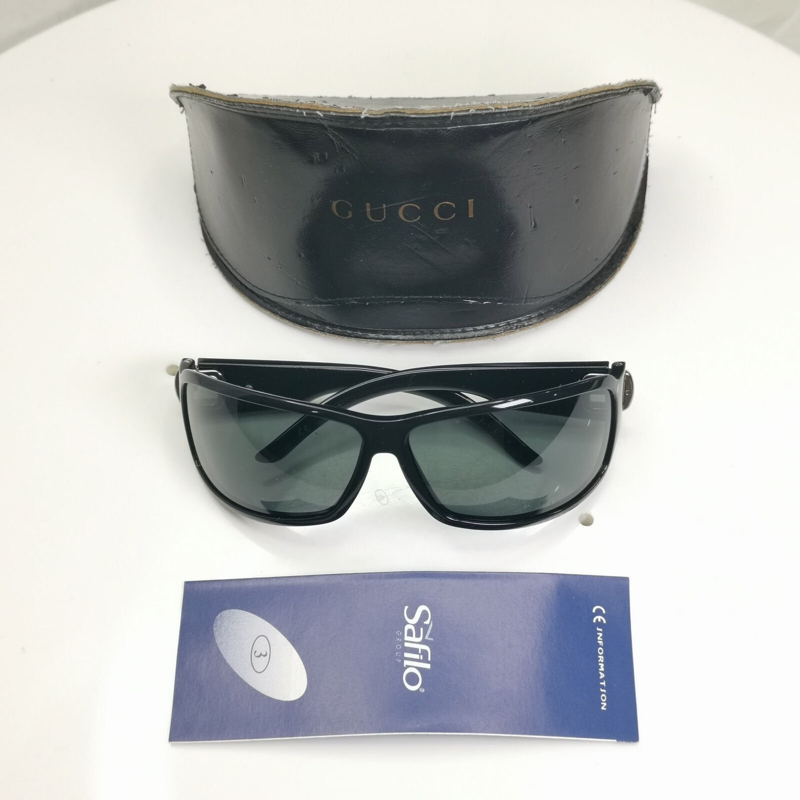 Authentic Gucci Mens Vintage Sunglasses Black Gg 1583 D28p9 | Etsy