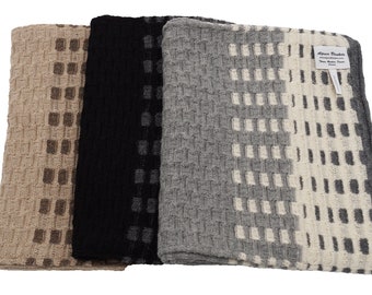 Maggie Jo 100% Baby Alpaca Knitted Scarf