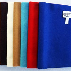 100% Baby Alpaca Scarf, Solid Weave II Brushed Scarf with &quot;No Synthetic Fibers&quot;