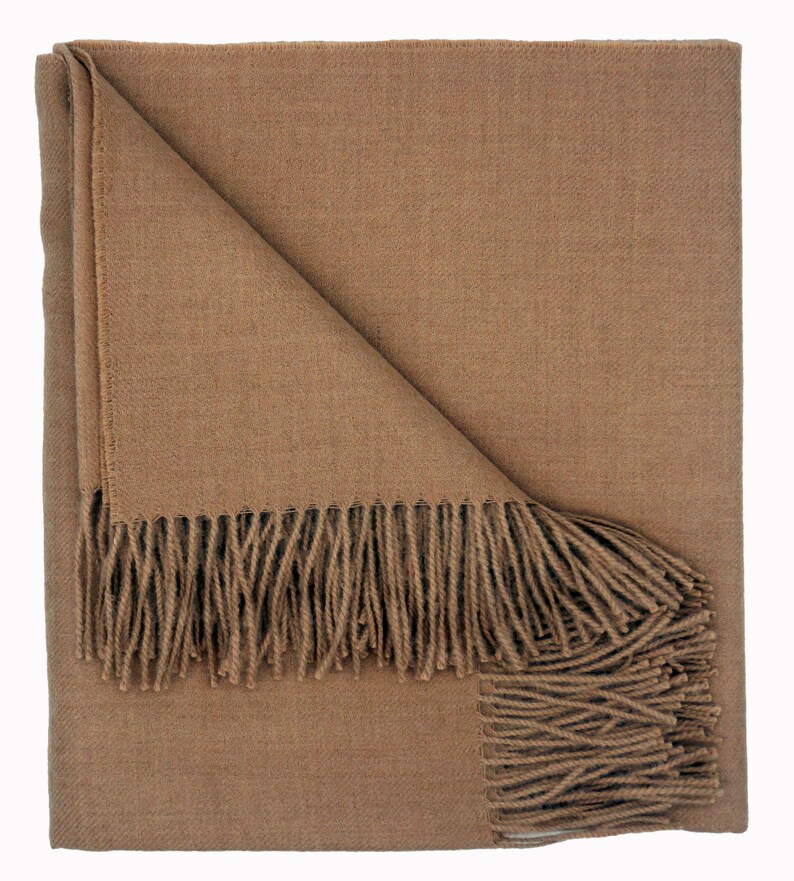 100 Baby Alpaca Throw Blankets Solid Color II Broad Etsy