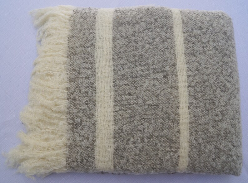 Wool & Angora Mohair Blankets Beautiful Oversize King / - Etsy