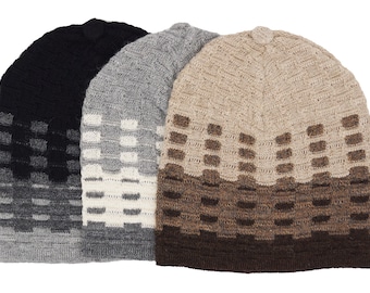 100% Baby Alpaca Maggie Jo Knitted Beanie
