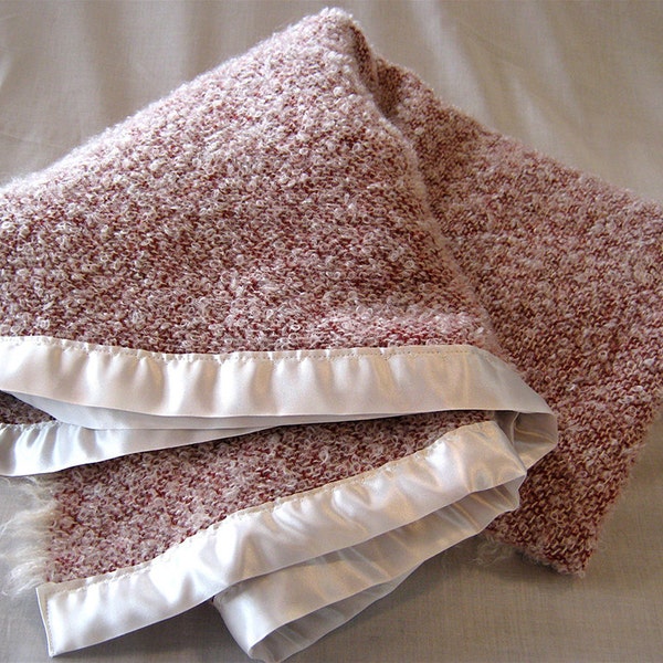 Wool & Angora Mohair Blanket Baby / Toddler - Luxurious, Large, All Natural