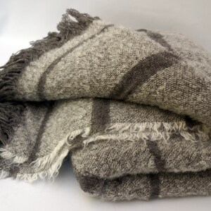 Wool & Angora Mohair Blankets, Beautiful Oversize King / Queen ...