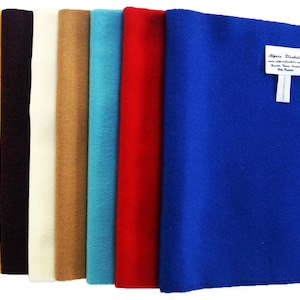 100% Baby Alpaca Scarf, Solid Weave II Brushed Scarf with "No Synthetic Fibers"