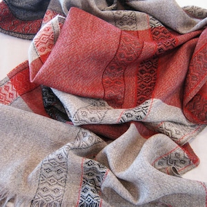 Premium Wool and Merino Throw Blanket - Our Origin Throw is an All Season, Natural with No Synthetics