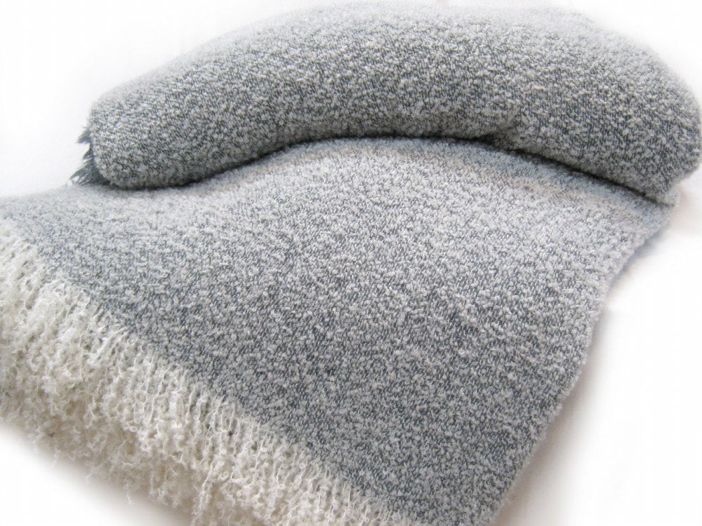 Wool Angora Mohair Blankets Beautiful Oversize King Queen All Natural in Various Colors Etsy