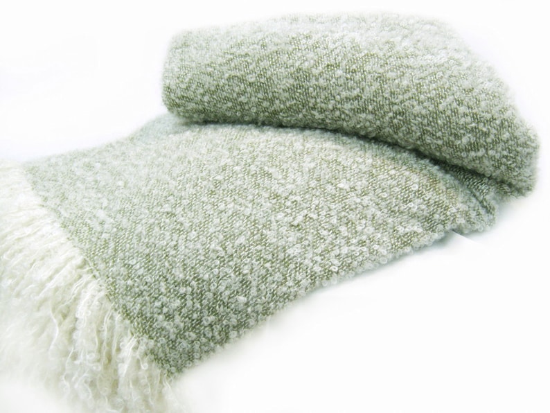 Wool & Angora Mohair Blankets Beautiful Oversize King / Etsy
