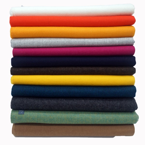 100% Baby Alpaca Throw Blankets - Solid Color II Broad Selection, All Natural, No Chemical Dyes or Synthetics
