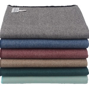 100% Premium Baby Alpaca Throw Blanket, Our Paris Herringbone Throw / Afghan is More Durable than Cashmere