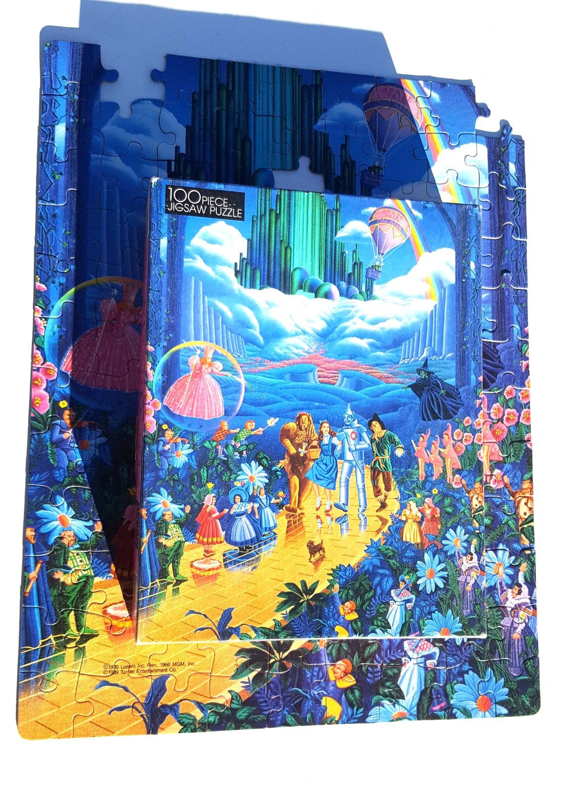 Wizard of Oz Puzzle 100 Piece Vintage Toy 80s 1989 Golden ...