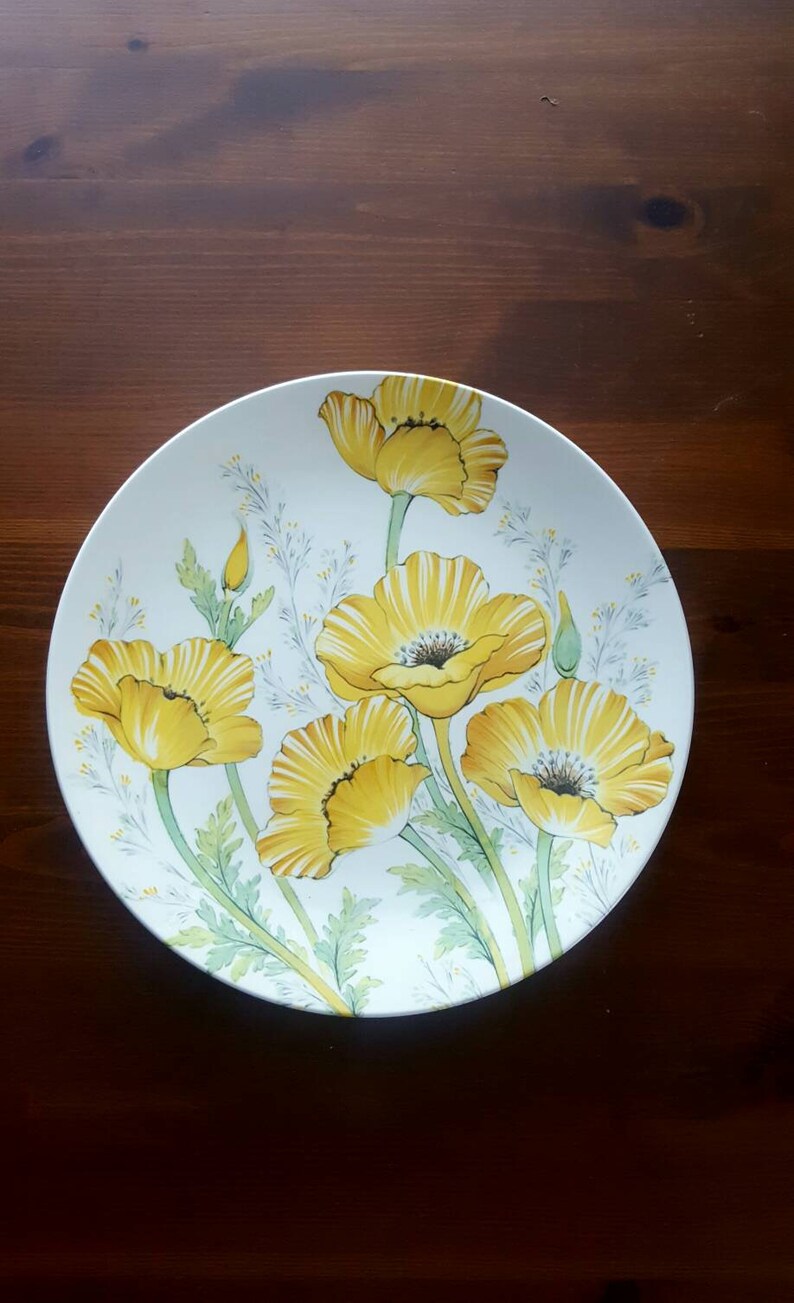 Noritake Platter Craftone China Buttercup Flower Vintage Etsy