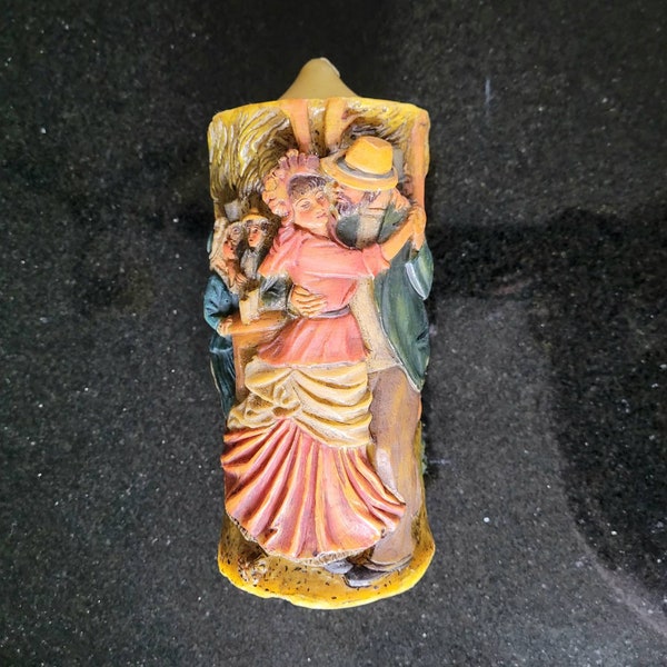 German Carved Candle Etsy