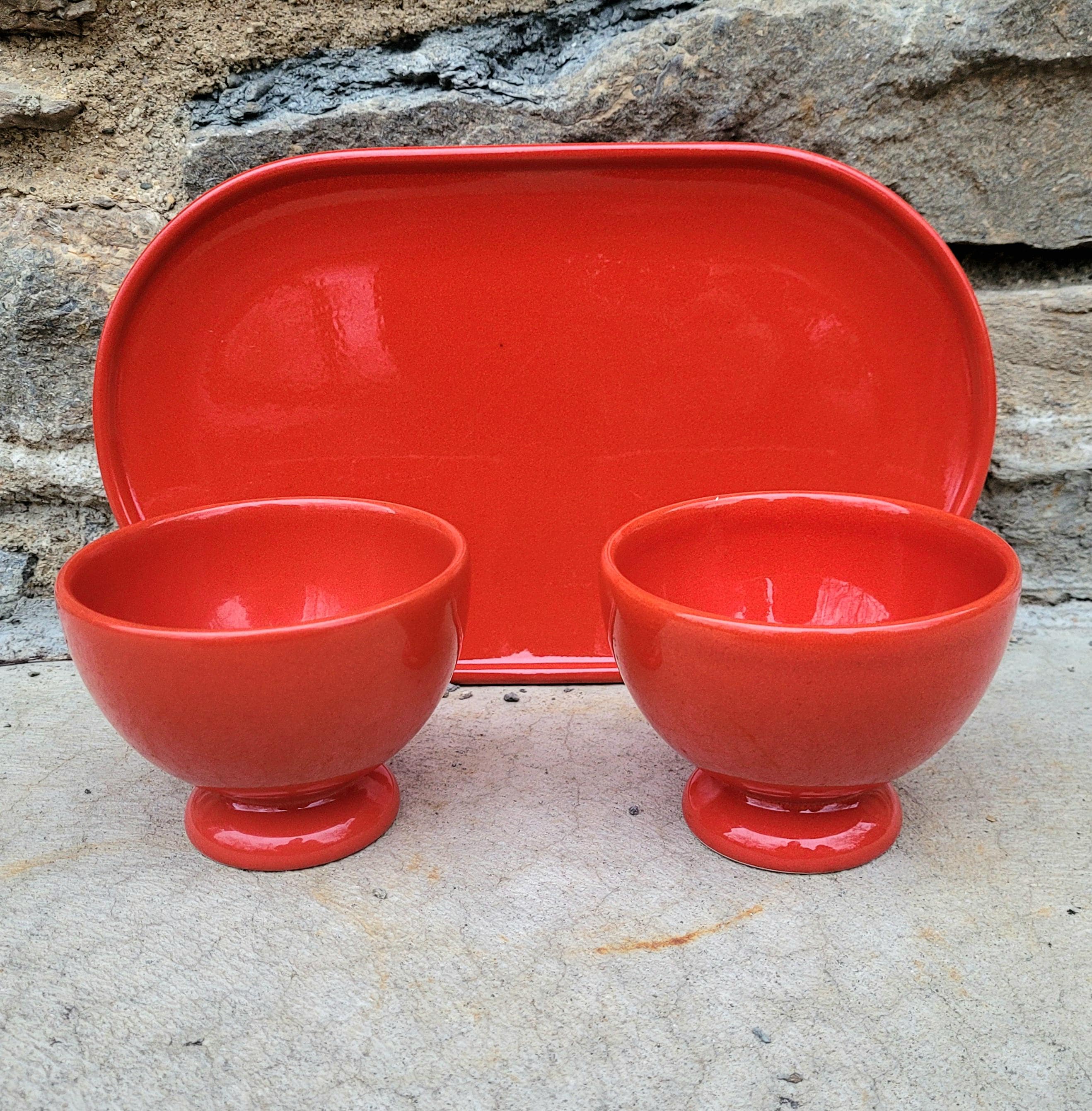 ドイツWaechtersbach ボウル　大　２個セット Waechtersbach Bowls - Etsy