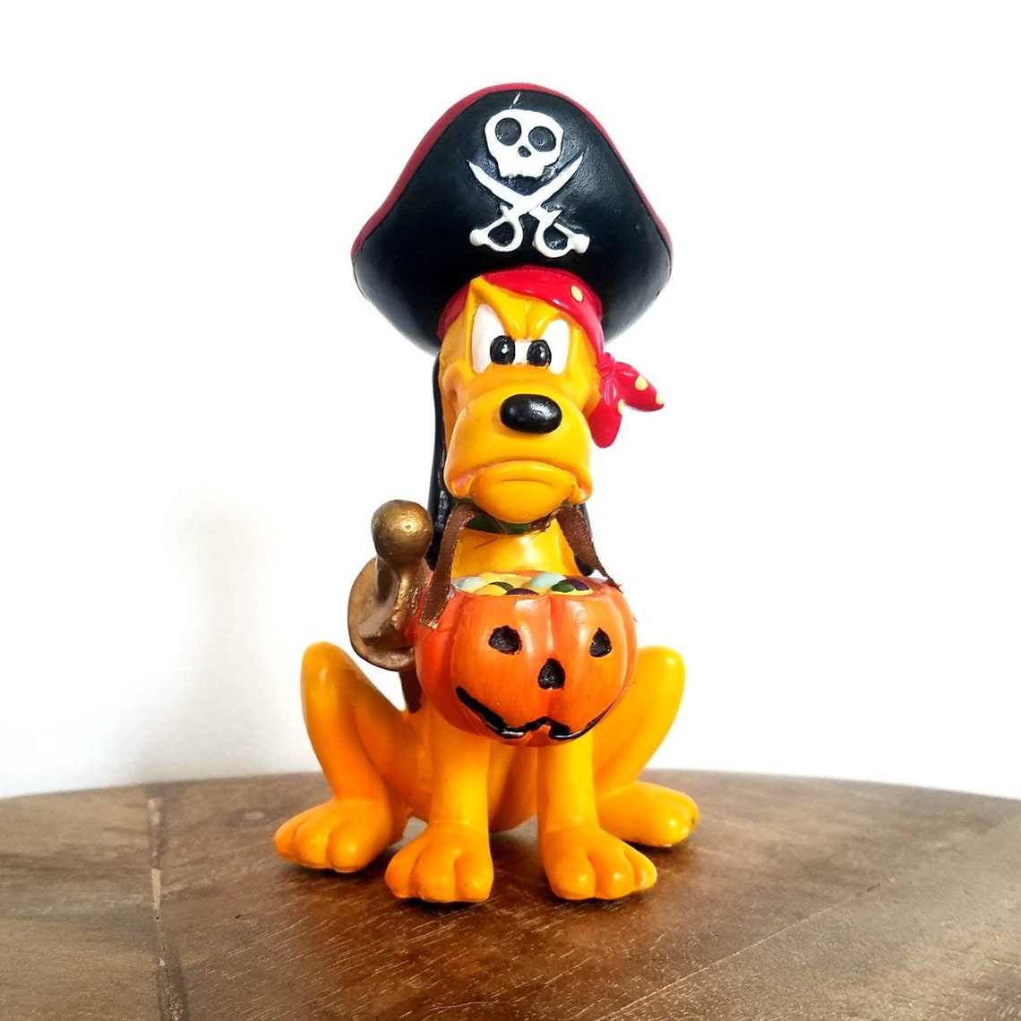 Pluto Halloween Pirate Figurine Statue Collectible Vintage | Etsy