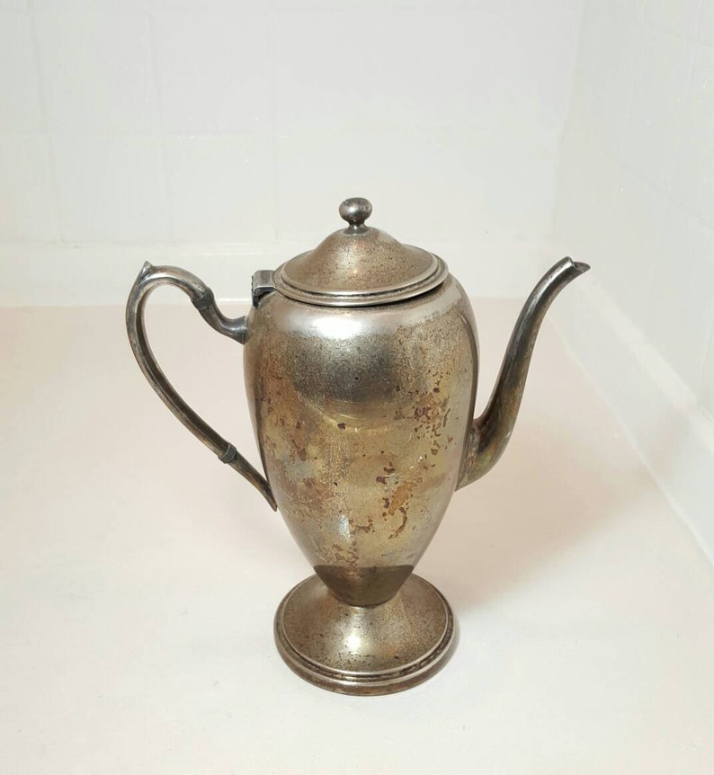 Antique Silver Plated on Copper Teapot Gotham 514 French Etsy