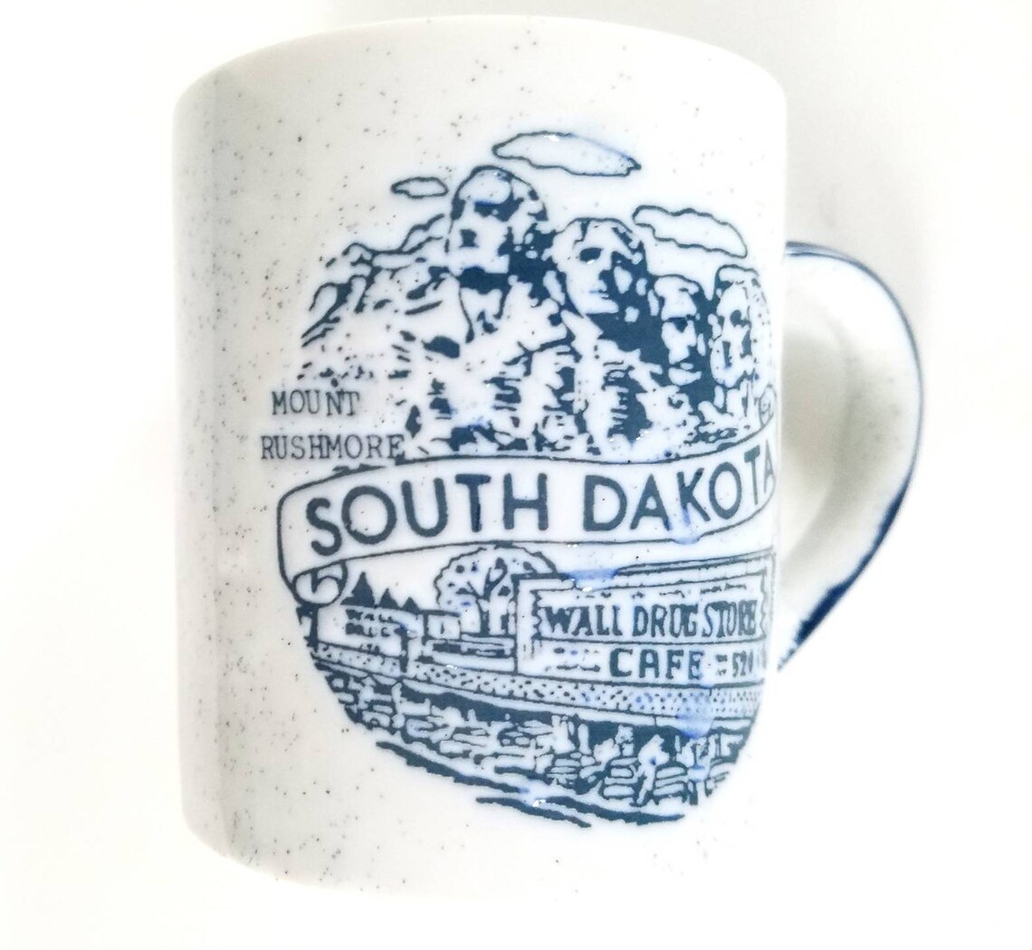 South Dakota Coffee Mug Mt. Rushmore Coffee Cup Ceramic Tea Etsy