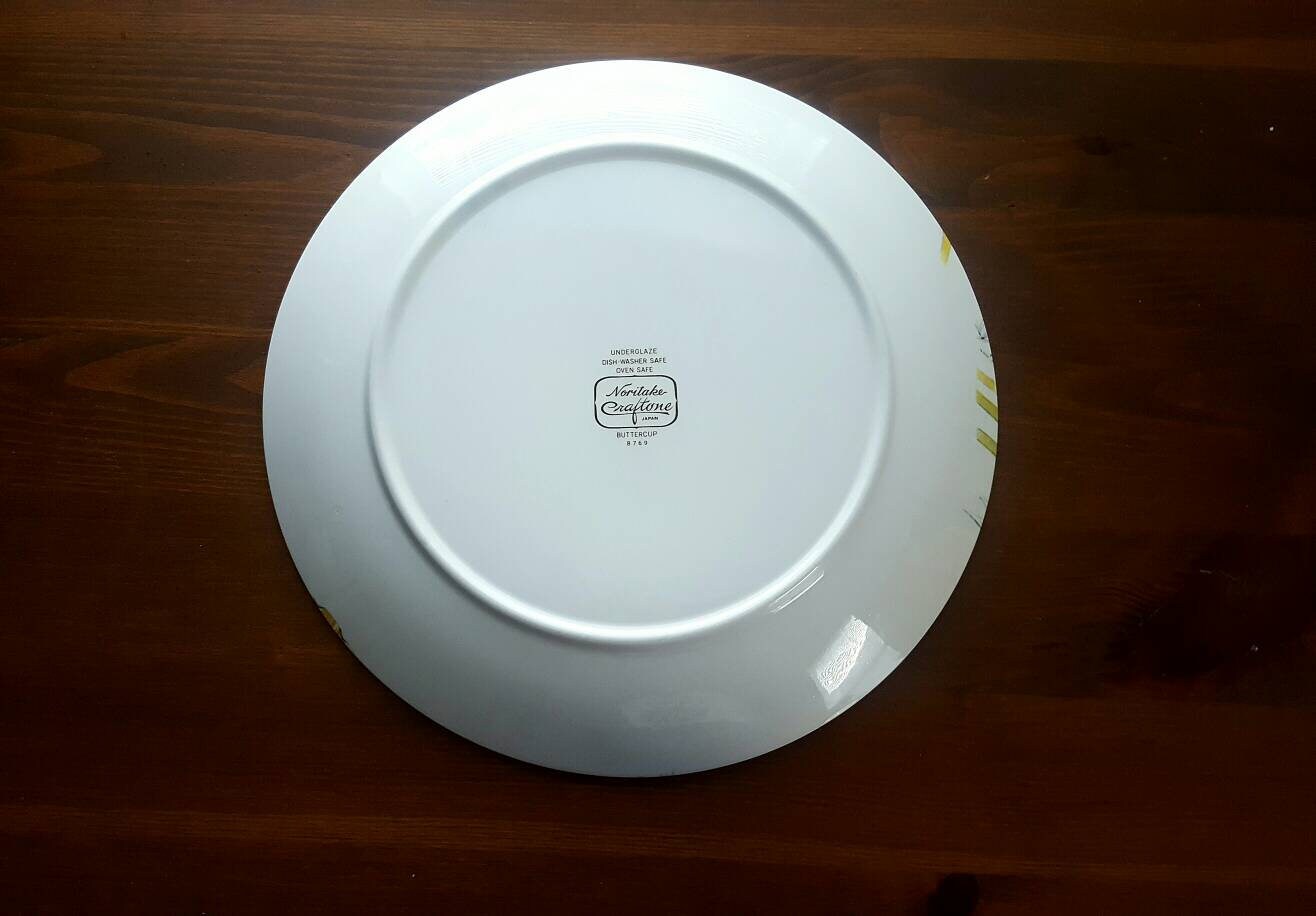Noritake Platter Craftone China Buttercup Flower Vintage Etsy España