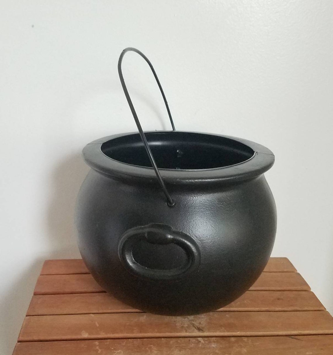 Vintage Halloween Cauldron Candy Bucket Trick or Treat Blow Etsy