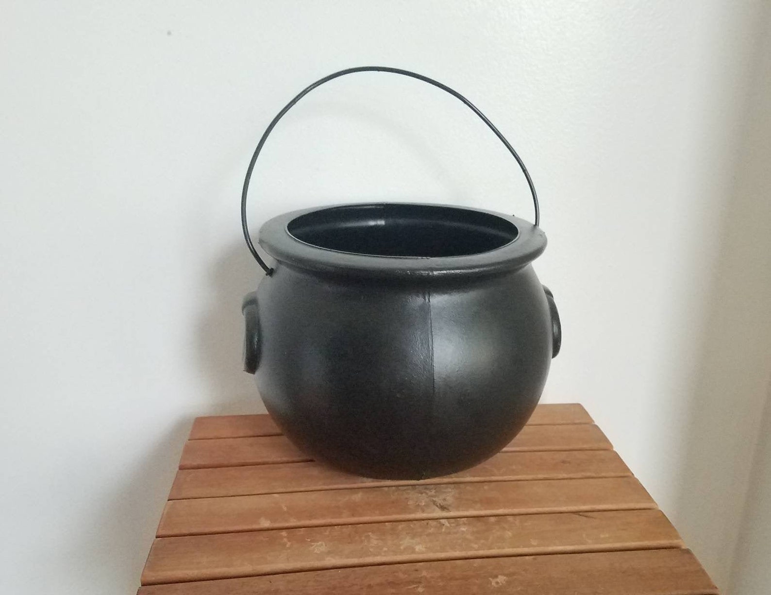 Vintage Halloween Cauldron Candy Bucket Trick or Treat Blow Etsy
