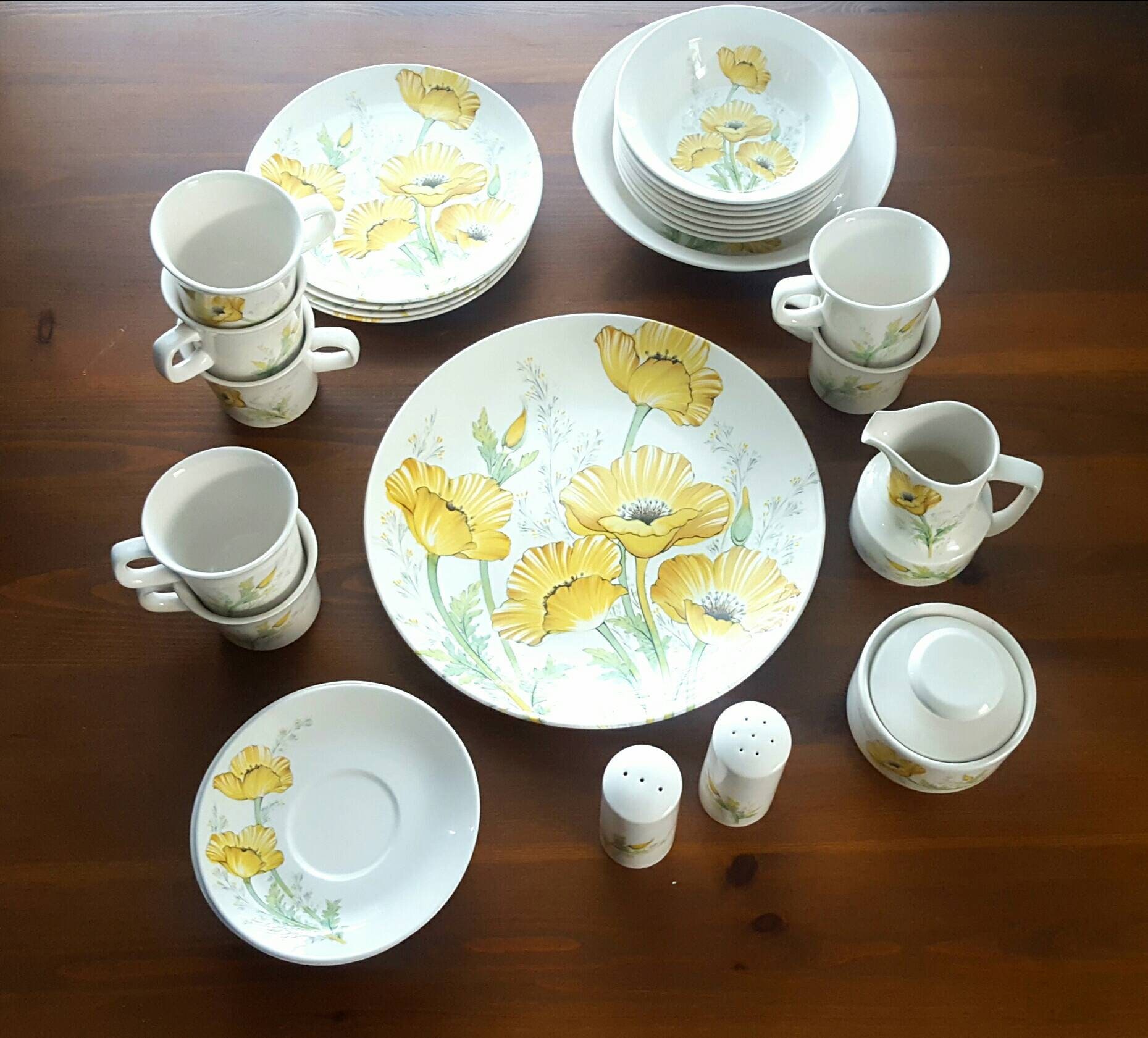 Noritake Platter Craftone China Buttercup Flower Vintage Etsy España