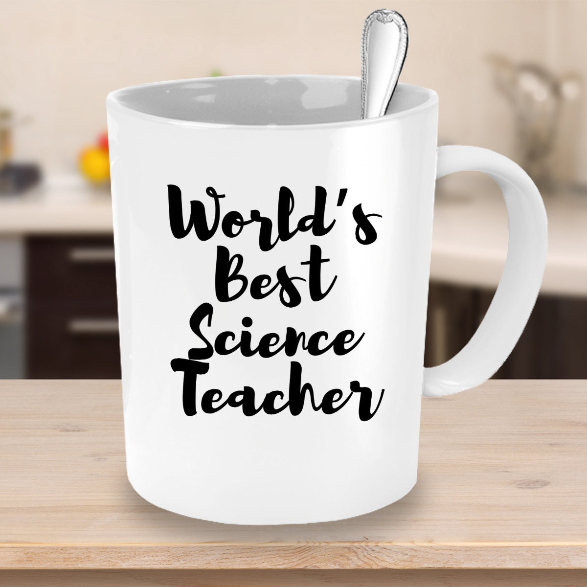World's Best Science Teacher Coffee Mug Teacher Gift Etsy