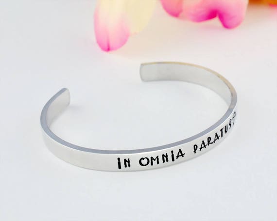Bracelets Jewelry Ladyblackbird Com Gilmore Girls Inspired Hand Stamped Aluminum Ready For Anything Best Friends Gift Copper Or Brass Cuff Bracelet The Motto Of The Life And Death Brigade In Omnia Paratus Bracelets Jewelry Ladyblackbird Com Gilmore Girls Inspired Hand Stamped Aluminum Ready For Anything Best Friends Gift Copper Or Brass Cuff Bracelet The Motto Of The Life And Death Brigade In Omnia Paratus